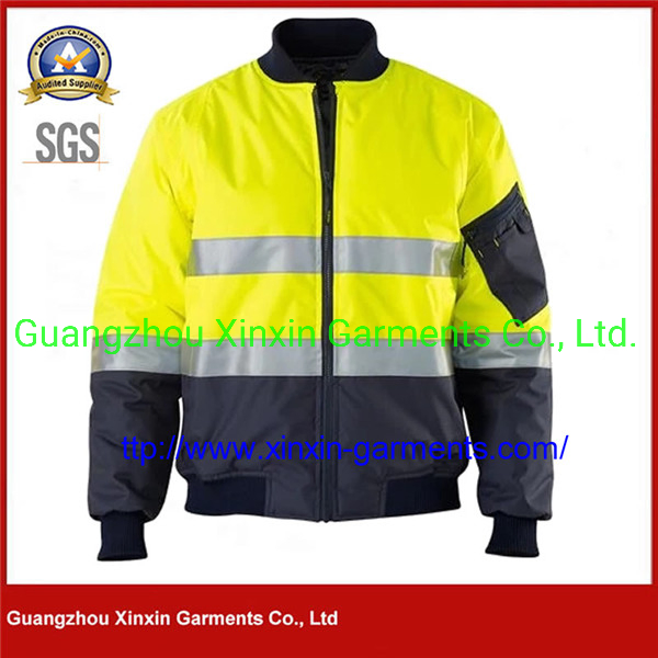 Hombres Ropa de Trabajo Industrial de Seguridad Reflectante para Invierno (W952)