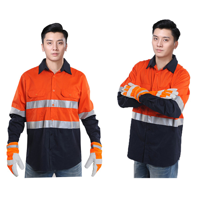 Ropa de trabajo de alta visibilidad al por mayor, pantalones industriales, chaquetas reflectantes, camisas, diseño de uniforme de trabajo