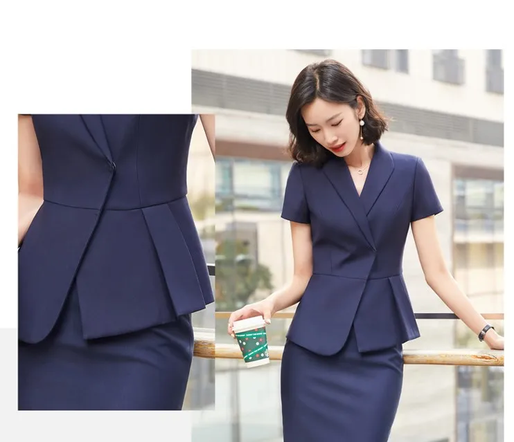 Uniforme de negocio elegante a medida para gerentes de catering al por mayor