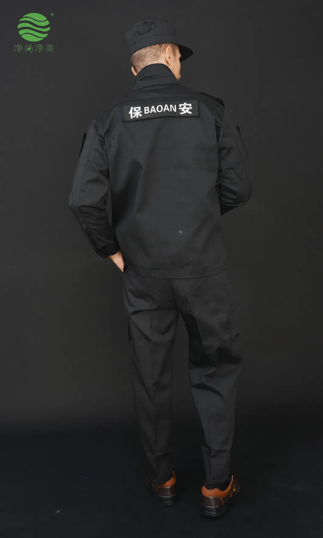 Uniforme de seguridad táctica personalizable, duradero, mezcla de poliéster y algodón para guardias corporativos