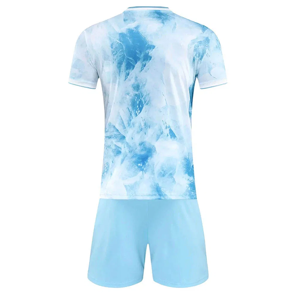 Conjuntos de camisetas de fútbol de sublimación personalizadas, uniformes de fútbol transpirables, conjunto de camisetas de equipo de club, uniformes de entrenamiento de fútbol para hombres