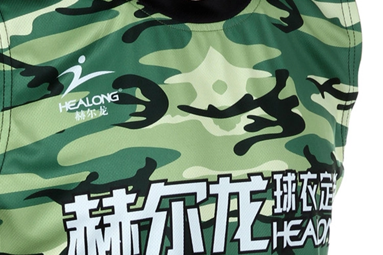 Ropa de baloncesto sublimada de poliéster Healong para niños, uniformes personalizados de equipo universitario de baloncesto