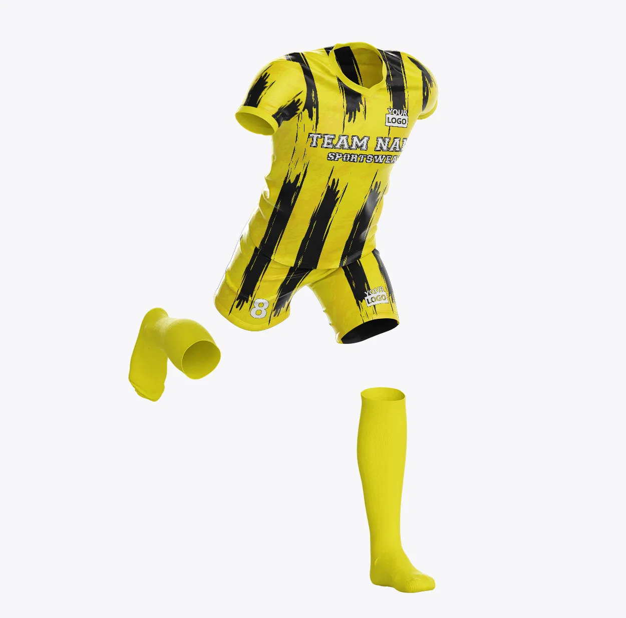 Uniforme de fútbol personalizado para jóvenes en azul y blanco al por mayor. Compra uniformes de fútbol para conjuntos de equipo, camisetas en línea