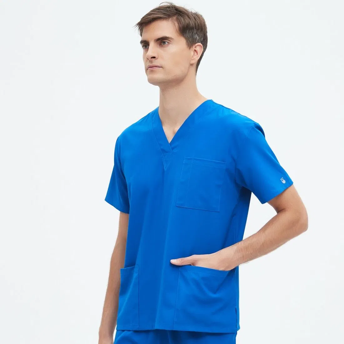 Conjuntos de scrubs médicos hospitalarios dentales, camisetas, pantalones, uniformes de trabajo en salud, uniforme de scrubs de hospital, bata de laboratorio