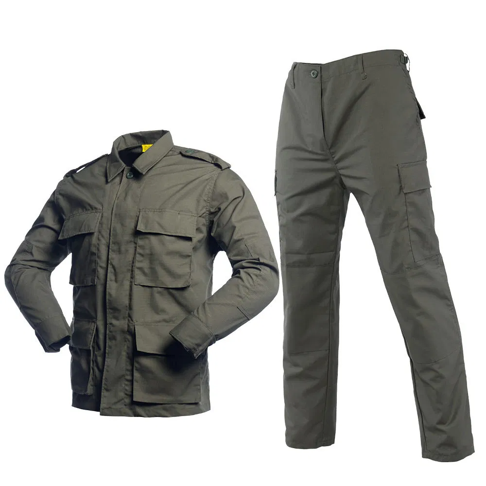 Uniforme Táctico Americano Rip-Stop Combate Bdu Uniforme de Color Personalizado Ropa de Estilo Táctico