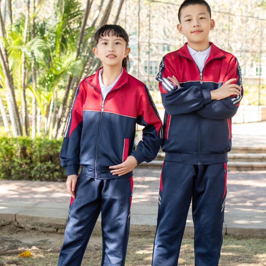 Uniforme Escolar Tradicional de Marca Propia para Niños en Otoño para Escuela Primaria