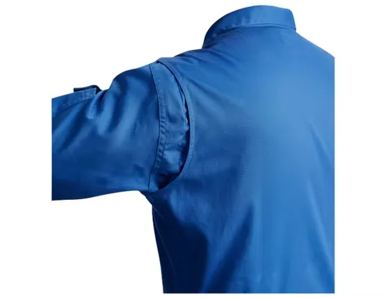 Uniforme de poliéster y algodón OEM con cintas reflectantes para mecánicos, ropa de trabajo industrial