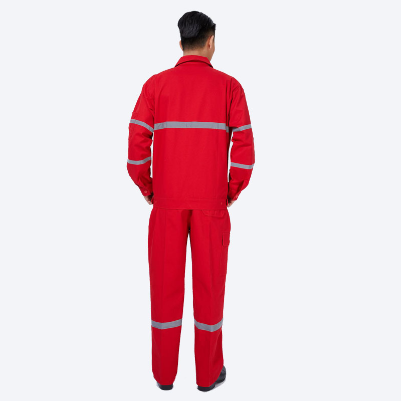 Juego de ropa de trabajo de soldadura Reflective Flame-Retardant, y resistente al calor profesional uniforme de alta visibilidad para la seguridad de los trabajadores ropa Trabajo uniforme
