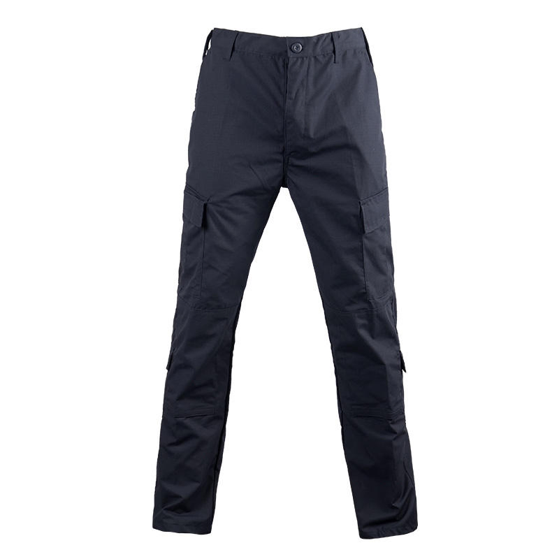 Uniforme de guardia de seguridad de camuflaje estilo ACU en azul oscuro de ripstop