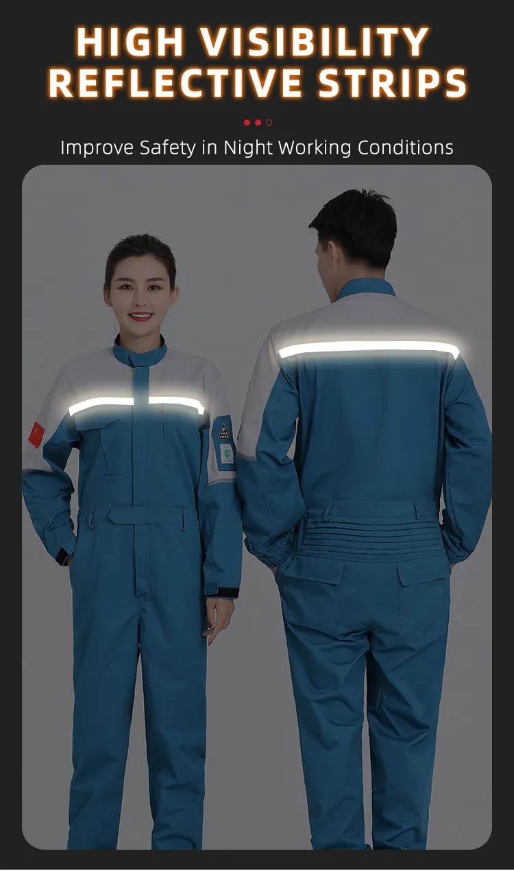 Conjunto de trabajo de dos piezas antiestático uniforme de seguridad ESD industrial ropa de protección duradera soporte de logotipo personalizado