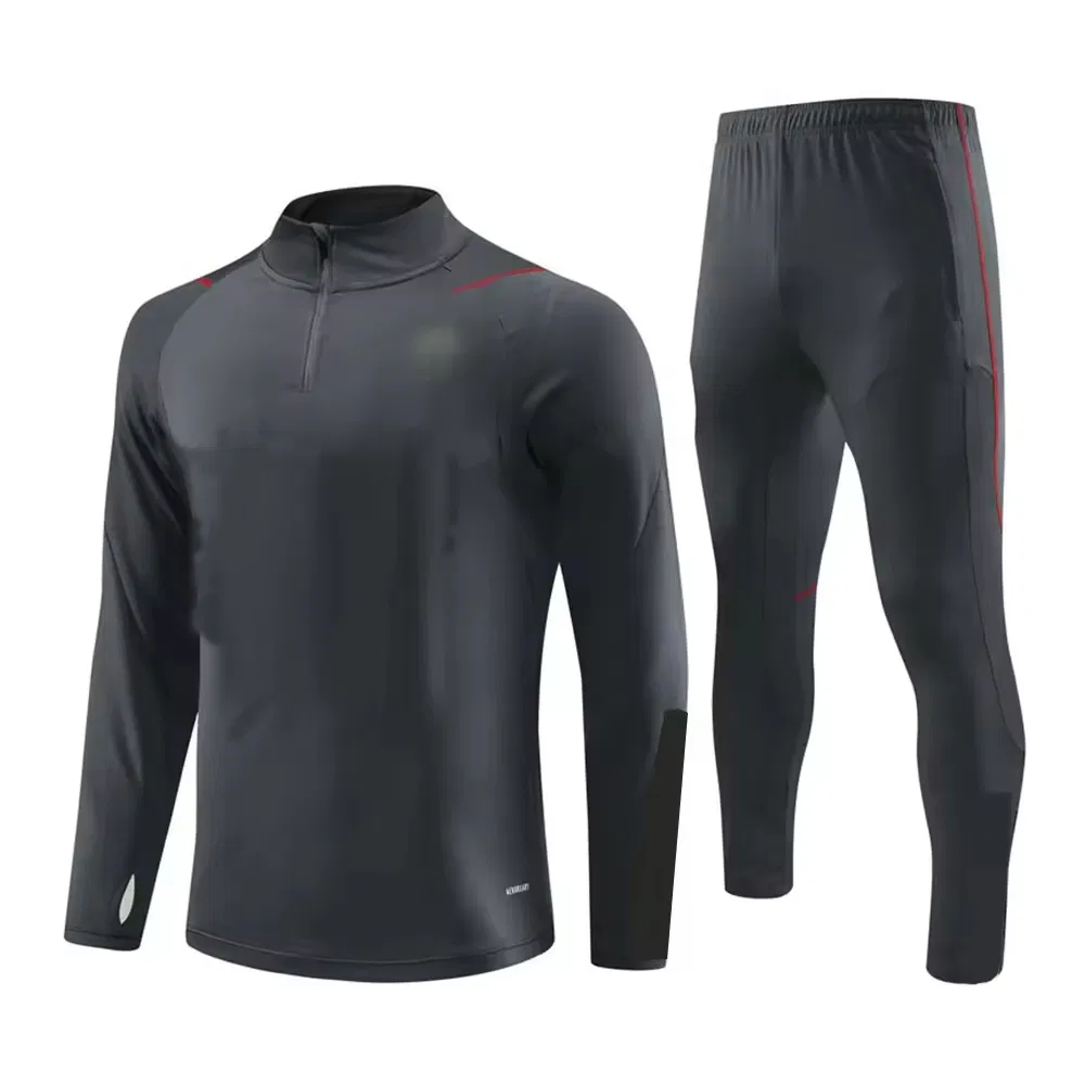 Traje de fútbol personalizado de nueva temporada para hombre, chaqueta de fútbol con logo de todas las marcas de clubes, uniforme de fútbol, chaqueta con cremallera