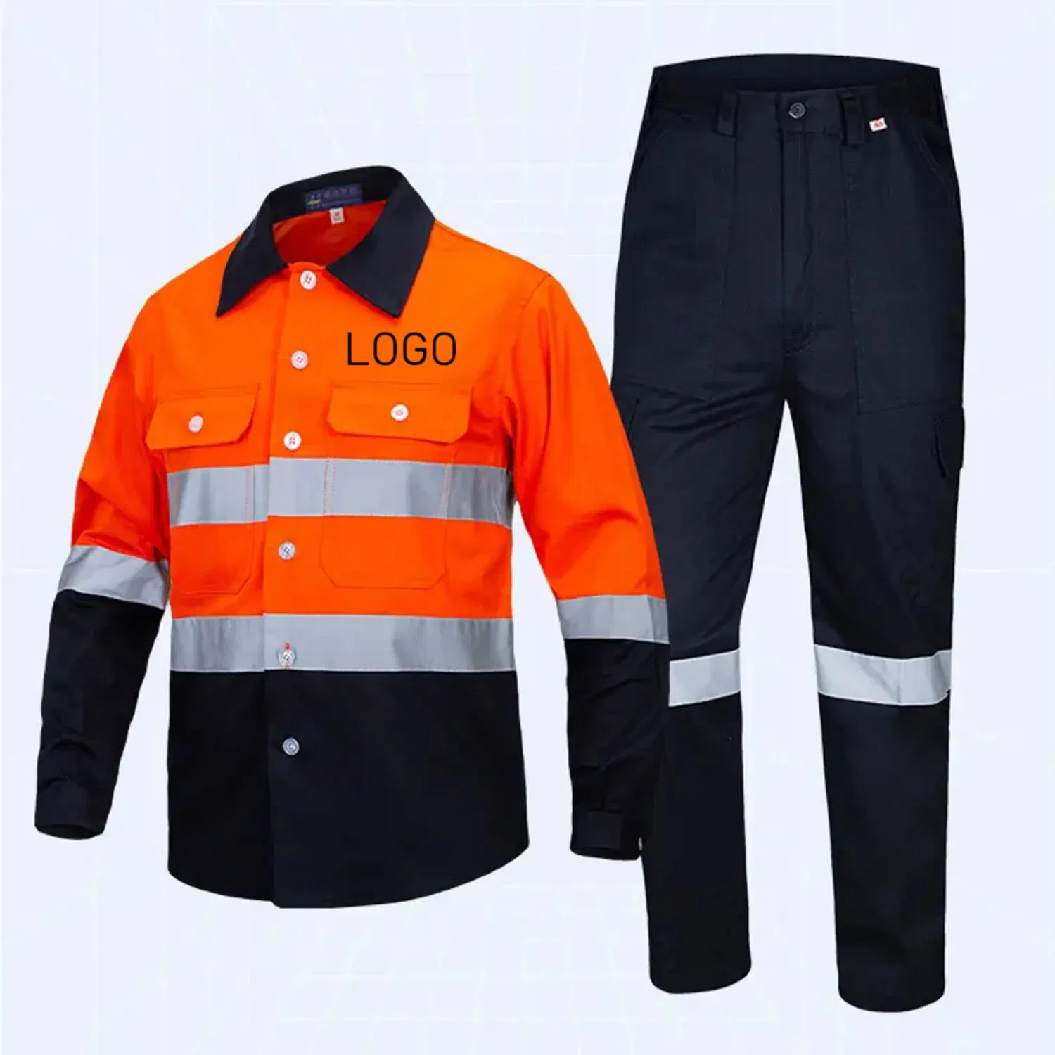 Ropa de trabajo unisex de alta calidad y antiestática, mono de trabajo con cierre de botón de alta tenacidad, uniforme de trabajo seguro, ropa de tela sostenible, OEM