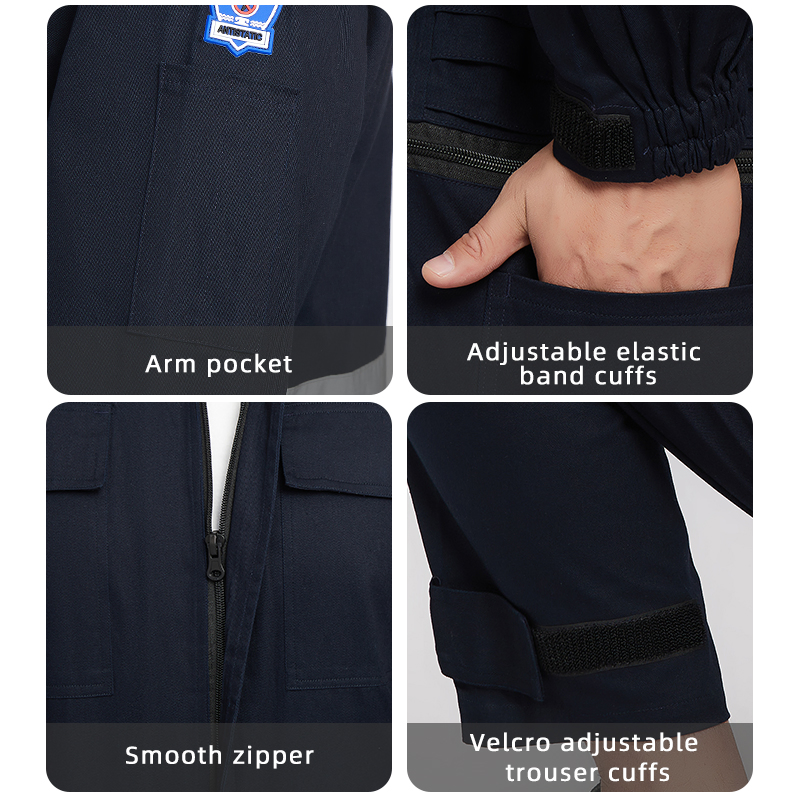 Cubierta antiestática OEM ESD Ropa de seguridad Indumentaria industrial Logo personalizado para pedidos al por mayor
