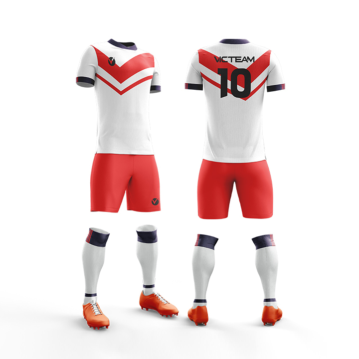 Uniforme de práctica de fútbol de poliéster para equipo
