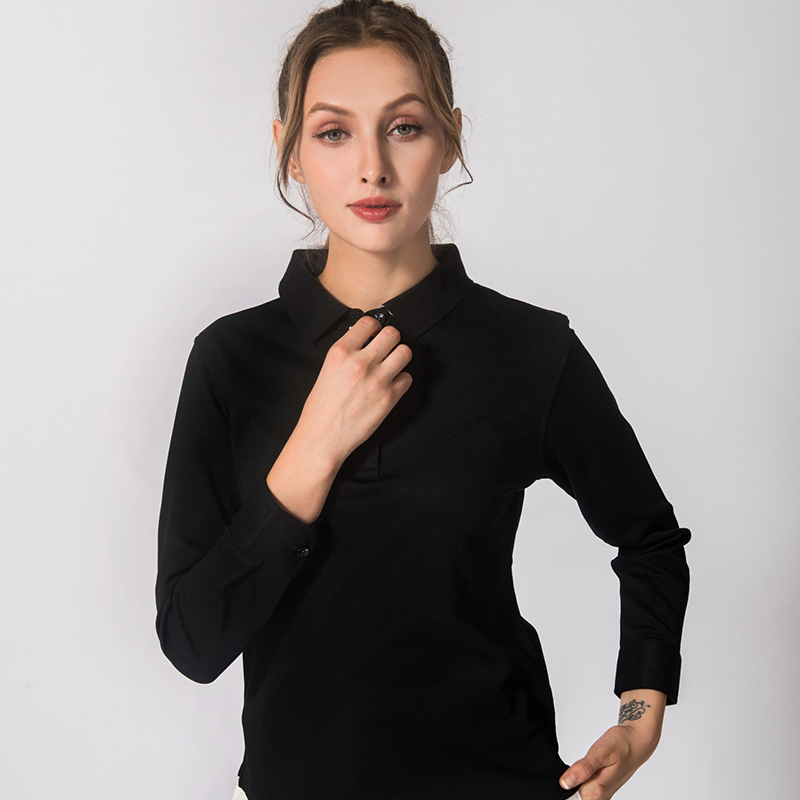 Camisa polo de golf en blanco personalizada para negocios, uniformes para el personal de talleres y hoteles