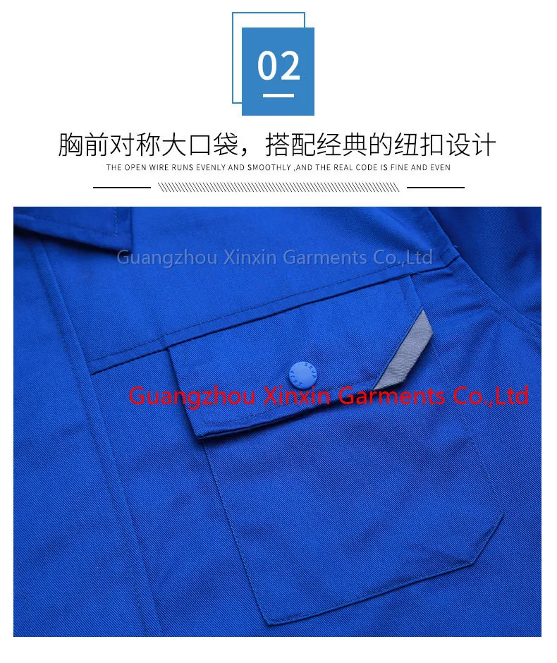 Ropa de diseño personalizada, overoles de trabajo, uniforme de seguridad industrial para trabajadores (W2273)
