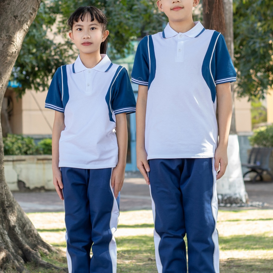 Ropa escolar de marca propia de secado rápido y no tóxica para niños en edad preescolar