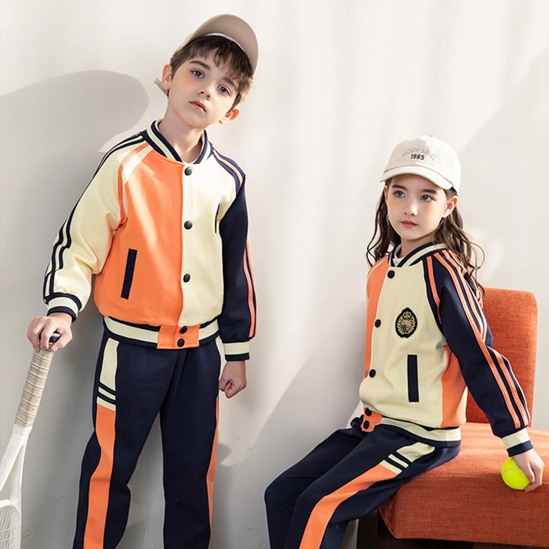 Diseño personalizado Mayoristas estilo británico uniforme escolar para chicos y chicas Establece las Uniformes Blazer de la Escuela Primaria de Kindergarten de Pre-Escuela