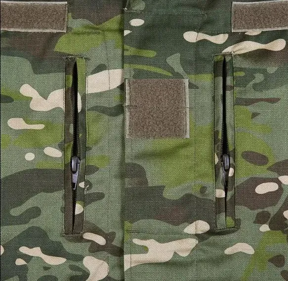 Ropa táctica de camuflaje woodland personalizada, uniforme de vestido de camuflaje