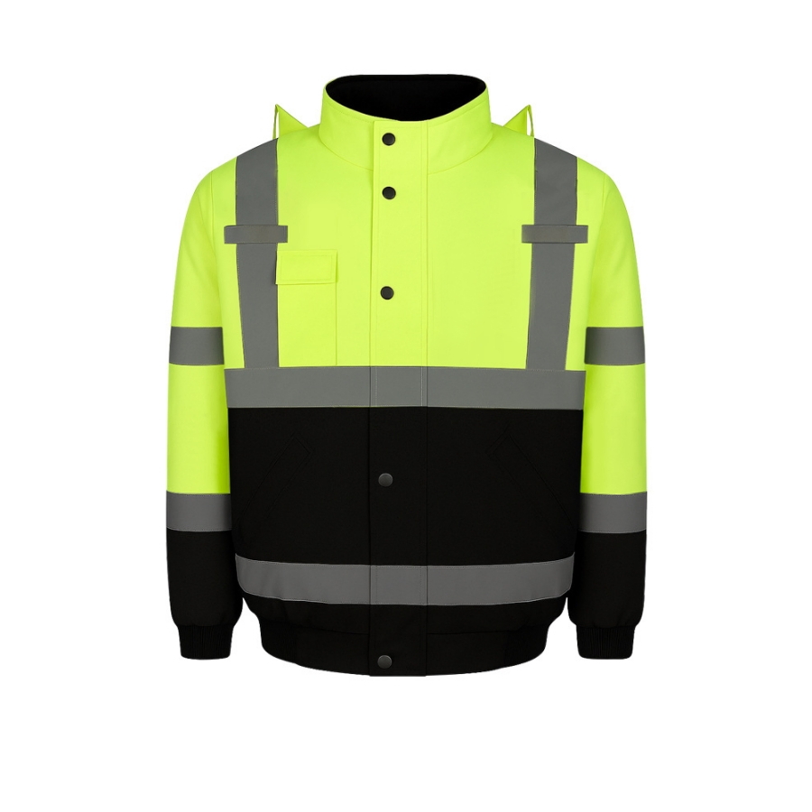 Ropa de seguridad reflectante para hombres de construcción industrial de primavera y otoño, uniforme de mecánico, traje de trabajo de mangas largas, ropa laboral