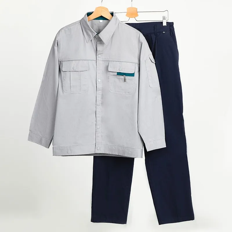 Conjunto de ropa de trabajo antistática de seguridad industrial, vestimenta protectora duradera para construcción y fábrica