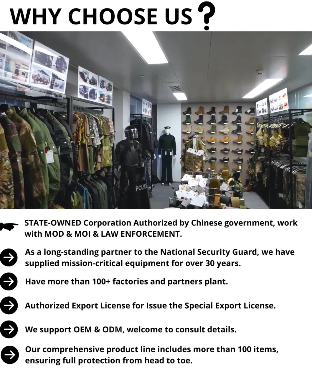 Proceso de fabricación del uniforme de seguridad