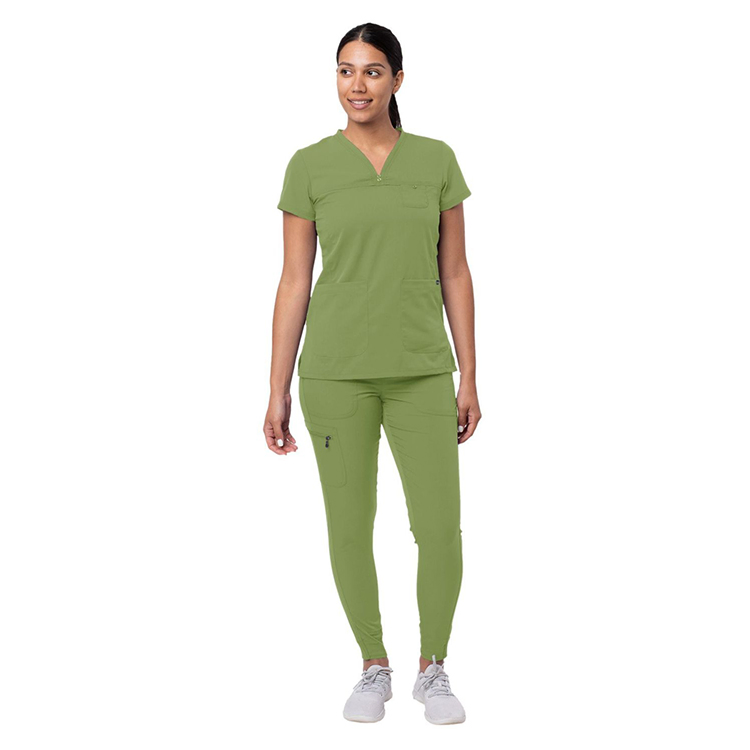 Conjunto de Pantalones de Trabajo al por Mayor Uniformes Médicos Traje de Enfermeras Conjunto de Scrubs Médicos de Moda