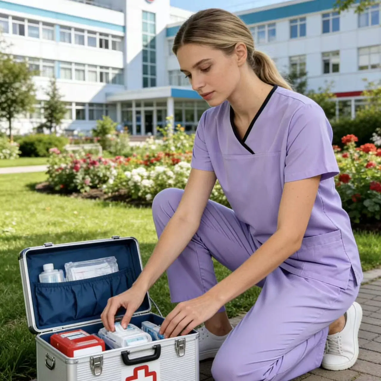 Colección de enfermería más vendida - Scrubs médicos uniformes funcionales ropa personalizada OEM