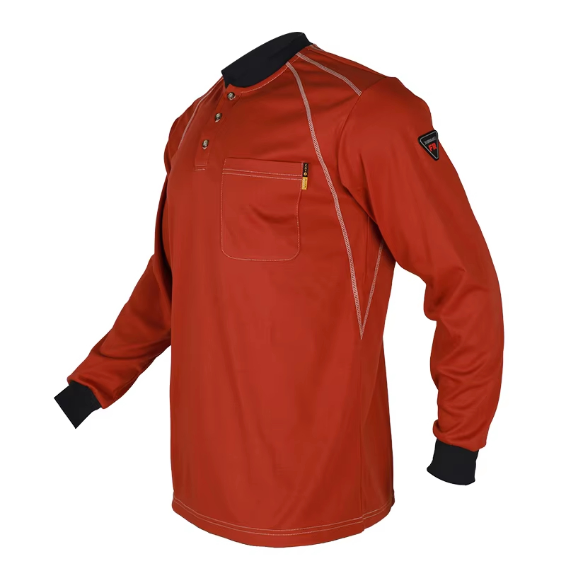 Custom Logo Quick Dry Long Sleeve Performance T-Shirt Contrast Raglan Sleeves Lightweight Outdoor Working Uniform Factory Direct Supply