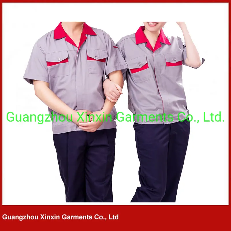Uniforme de limpieza personalizable barato mono uniforme de trabajo uniforme corporativo (W599)