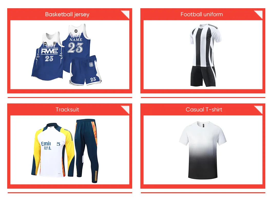 Catálogo de productos deportivos principales