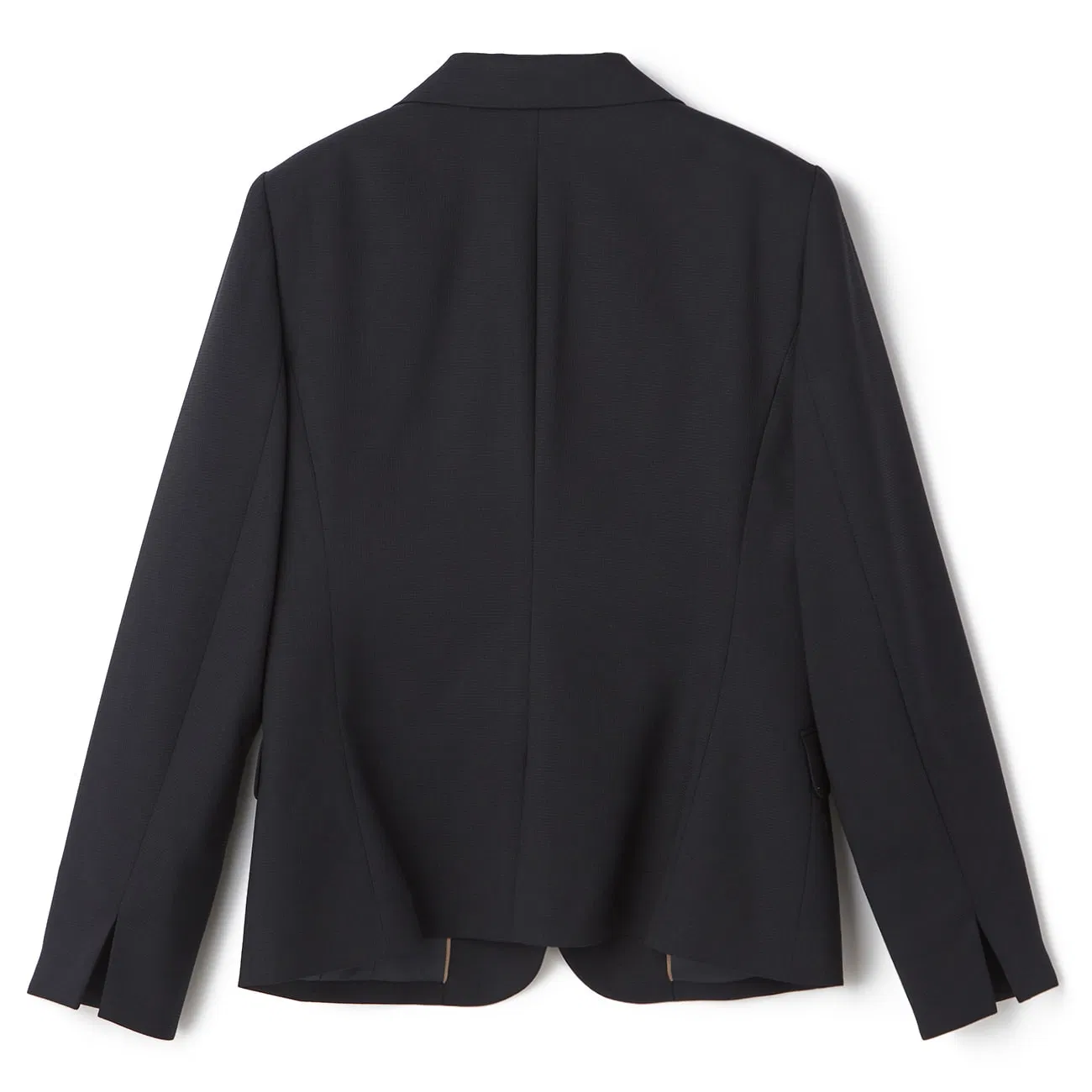 Chaqueta de traje ajustada azul marino 360° lavable a máquina - Blazer de uniforme para mujeres en hoteles
