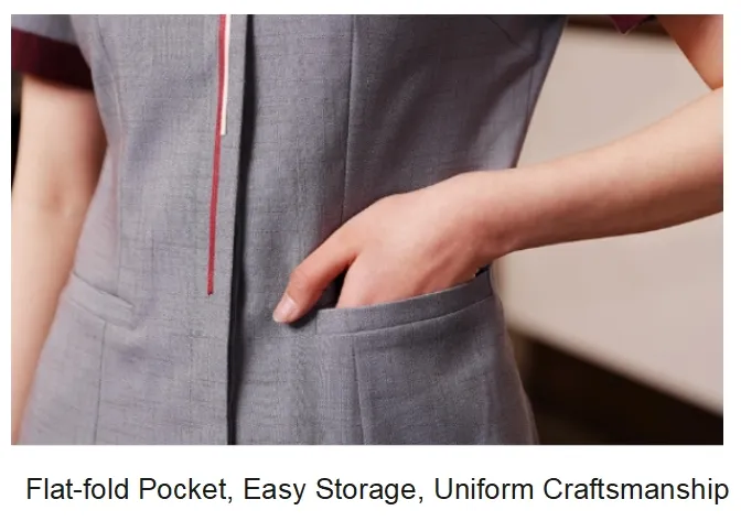 Precio de fábrica alta calidad nuevo diseño uniforme de limpieza laboral