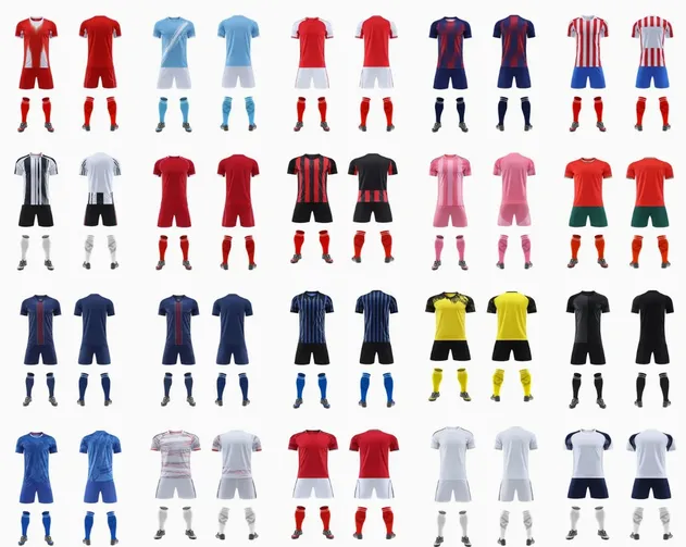 Camiseta de fútbol de poliéster personalizada 2