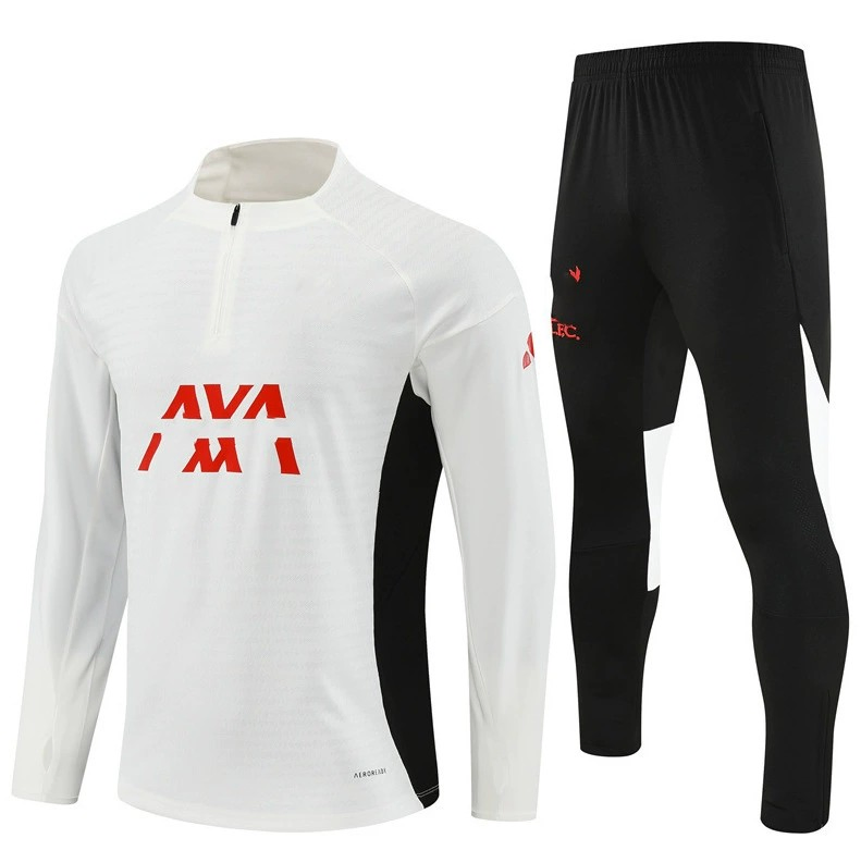 2526 Nueva Temporada Alta Calidad Camiseta de Fútbol de Manga Larga Kit de Entrenamiento Edición Tailandesa Traje Deportivo Conjunto de Fitness Uniforme de Fútbol