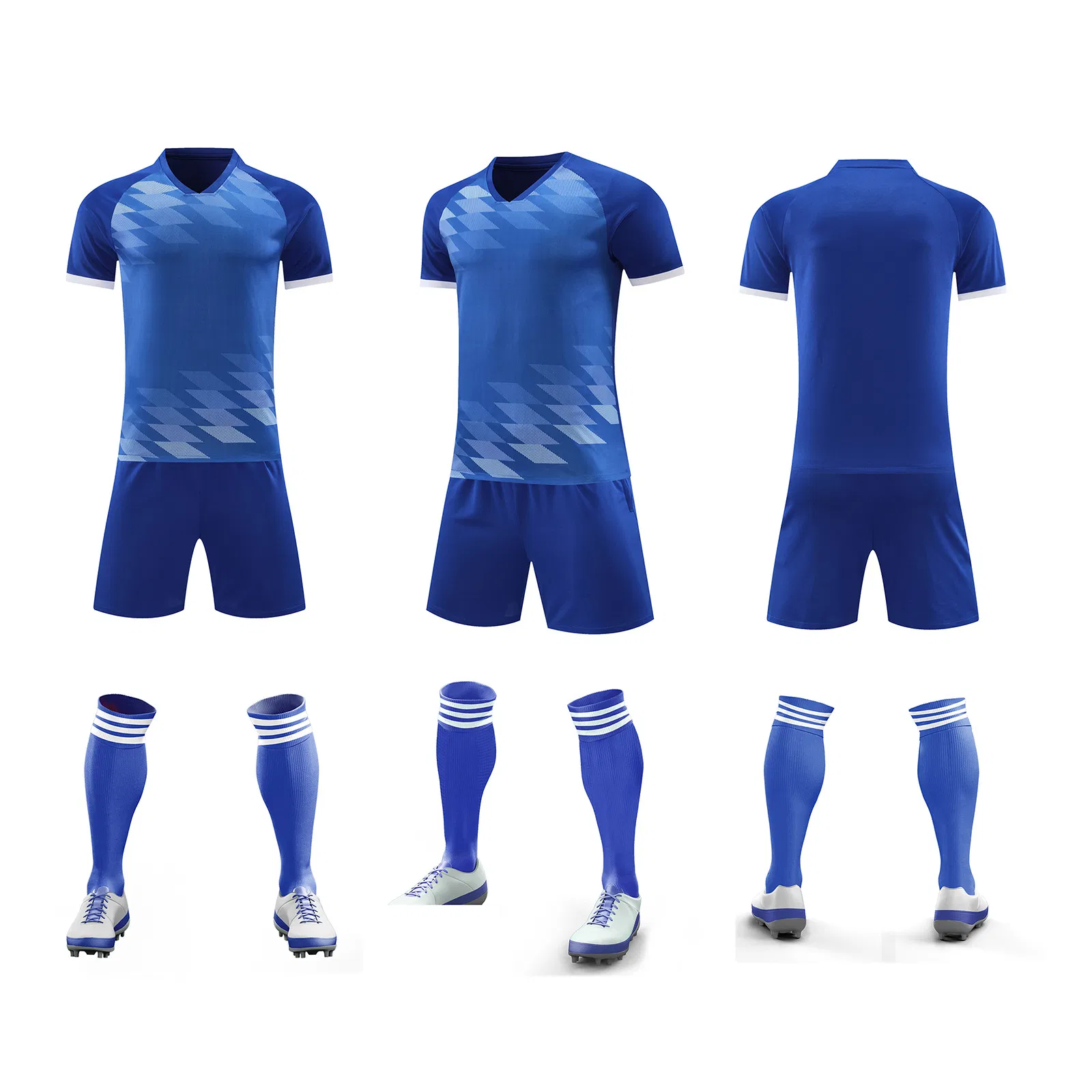 Uniforme de equipo de fútbol sublimado para hombres con impresión por transferencia de calor