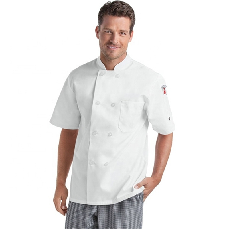 Uniforme de personal de cocina de restaurante de diseño personalizado de alta calidad