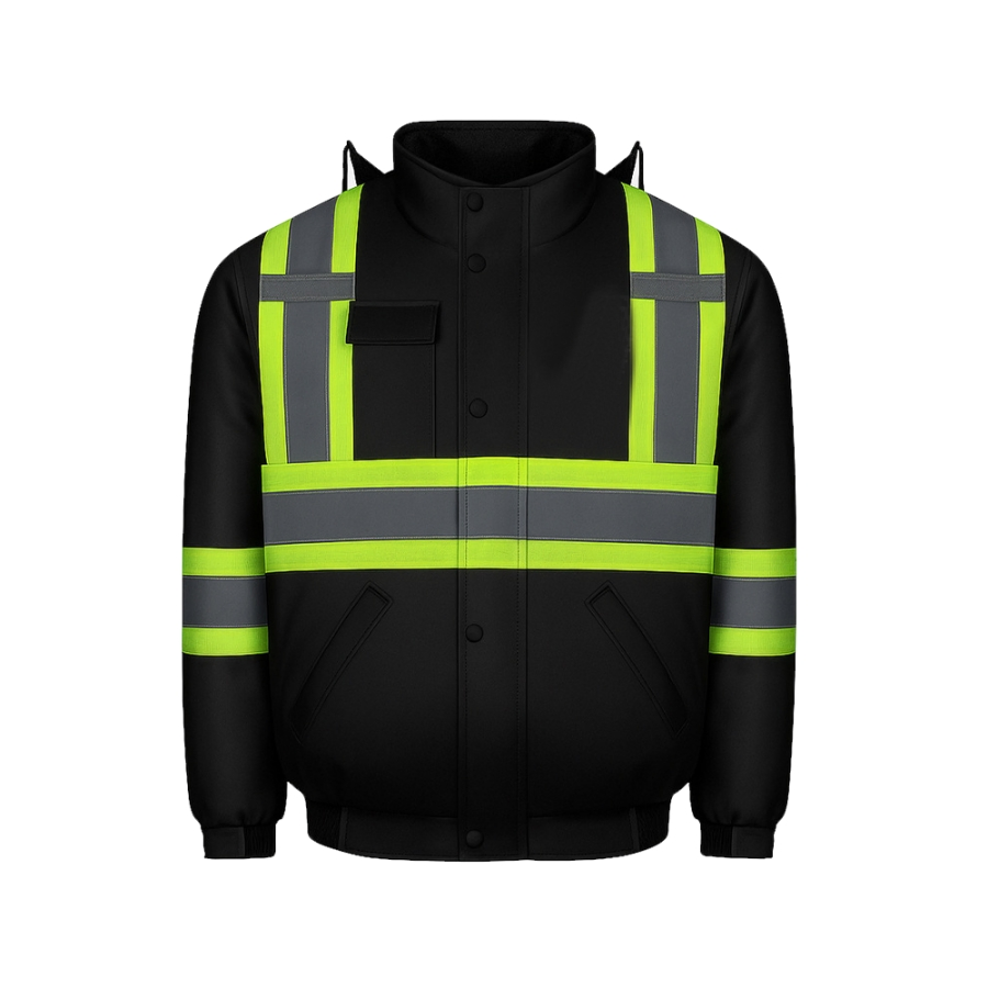 Ropa de seguridad reflectante para hombres de construcción industrial de primavera y otoño, uniforme de mecánico, traje de trabajo de mangas largas, ropa laboral