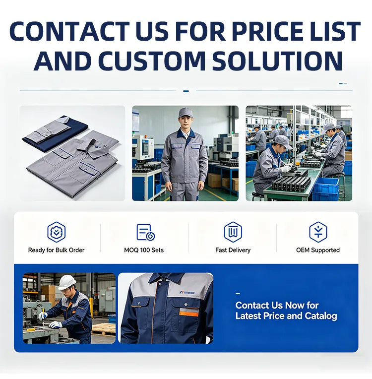 Conjunto de trabajo de dos piezas antiestático uniforme de seguridad ESD industrial ropa de protección duradera soporte de logotipo personalizado