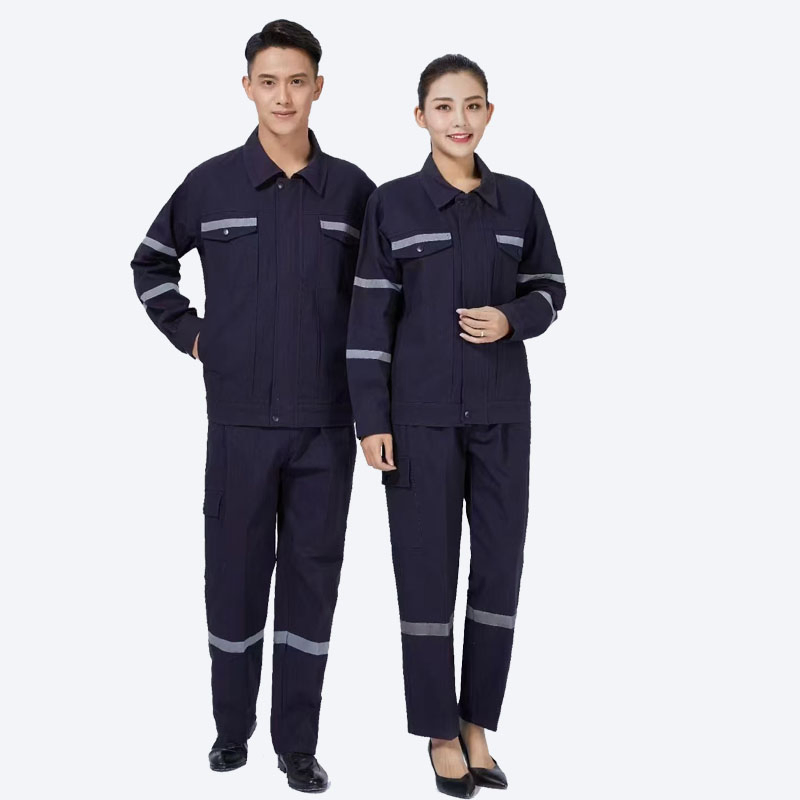 Juego de ropa de trabajo de soldadura Reflective Flame-Retardant, y resistente al calor profesional uniforme de alta visibilidad para la seguridad de los trabajadores ropa Trabajo uniforme