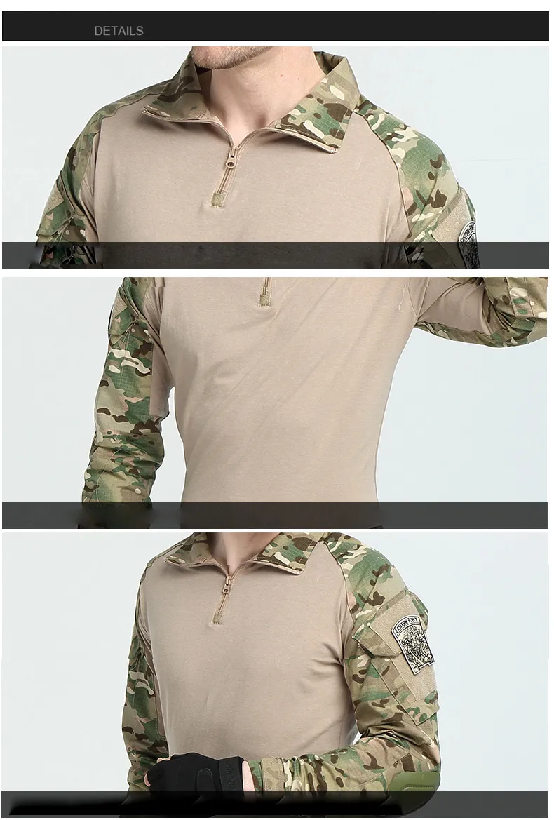 Detalle uniforme de combate