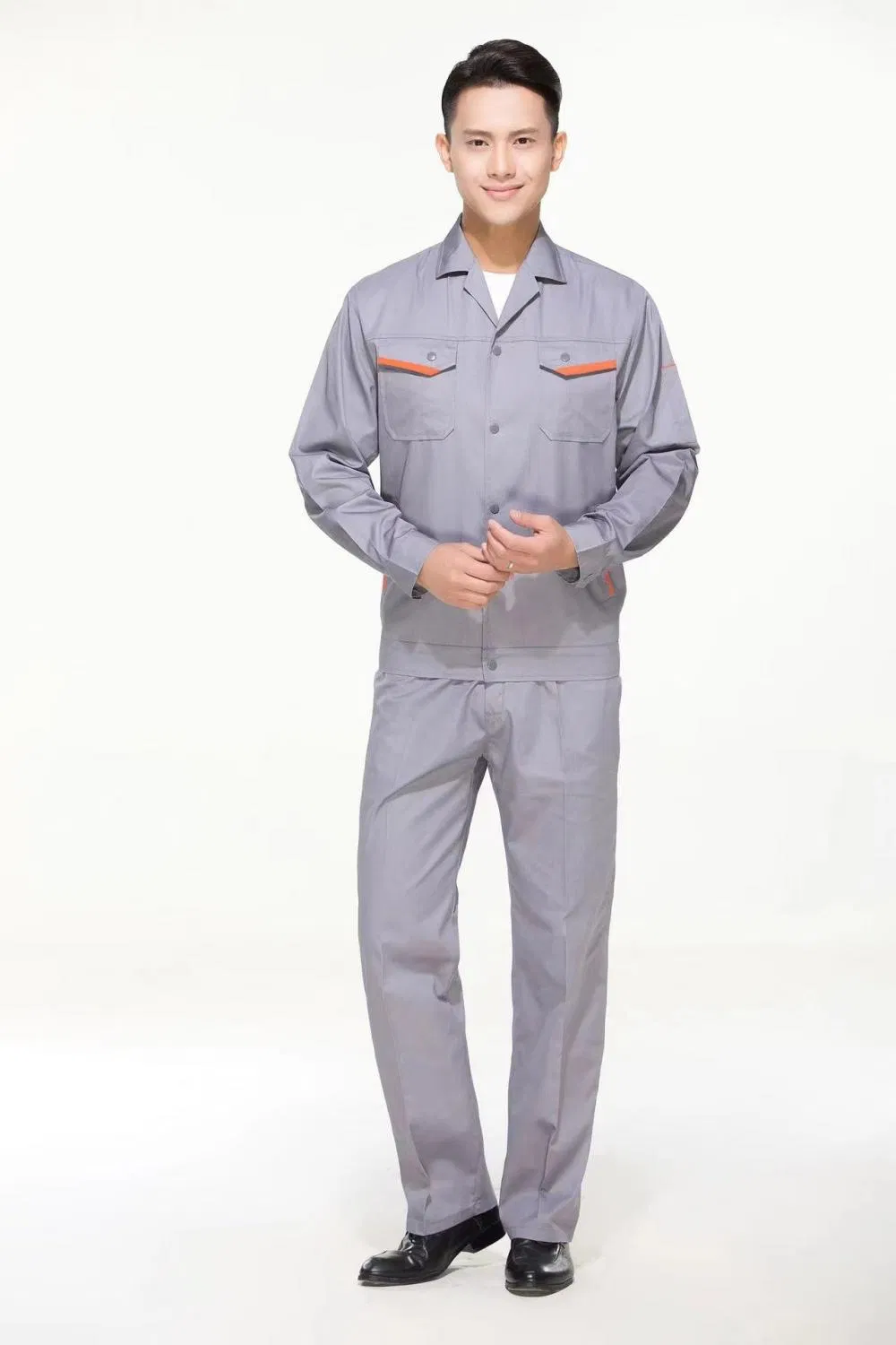 Mezcla de algodón transpirable con costuras reforzadas, ropa de trabajo profesional cómoda y de utilidad industrial