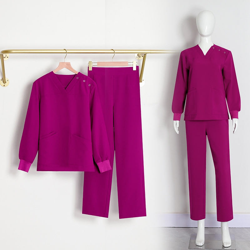 Enfermera femenina, ropa de hospital, ropa interior de hospital, uniforme de enfermera blanco