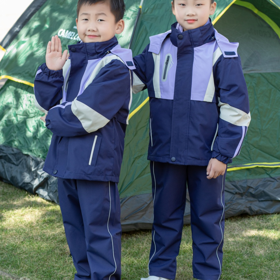 Ropa escolar personalizada de chándal de marca propia para niños, uniforme casual para secundaria