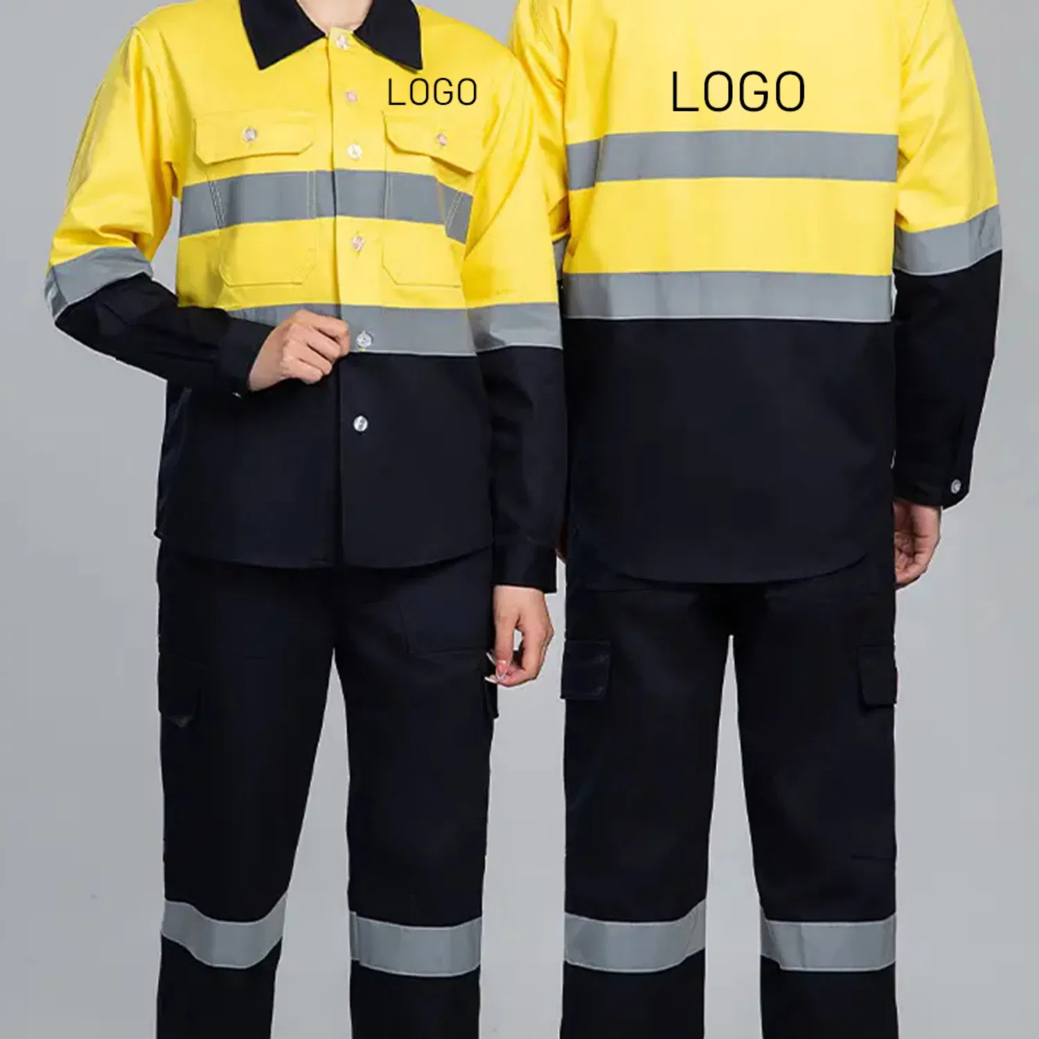 Uniforme de trabajo seguro, ropa de tela sostenible