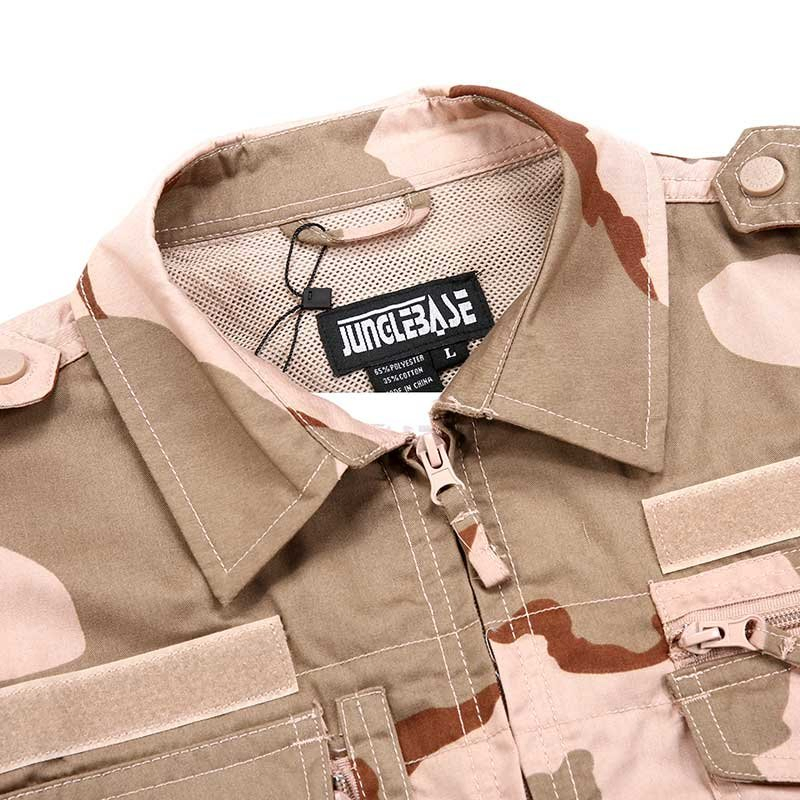 Nuevo traje táctico de camuflaje para exteriores con bolsillo, uniforme de entrenamiento de expansión para hombres y mujeres