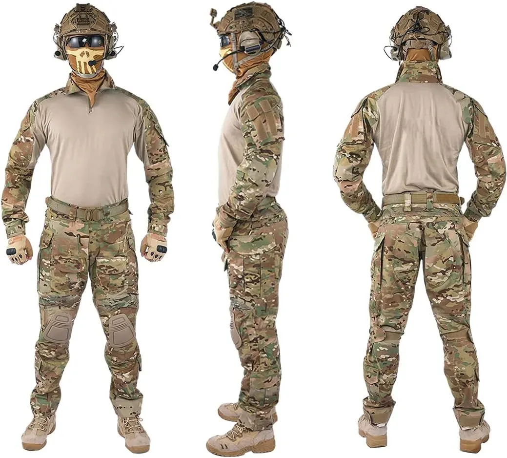 Traje Táctico Mayorista Batalla G2/G3 Ropa de Entrenamiento de Combate Uniforme Táctico Acu/Bdu Multicam
