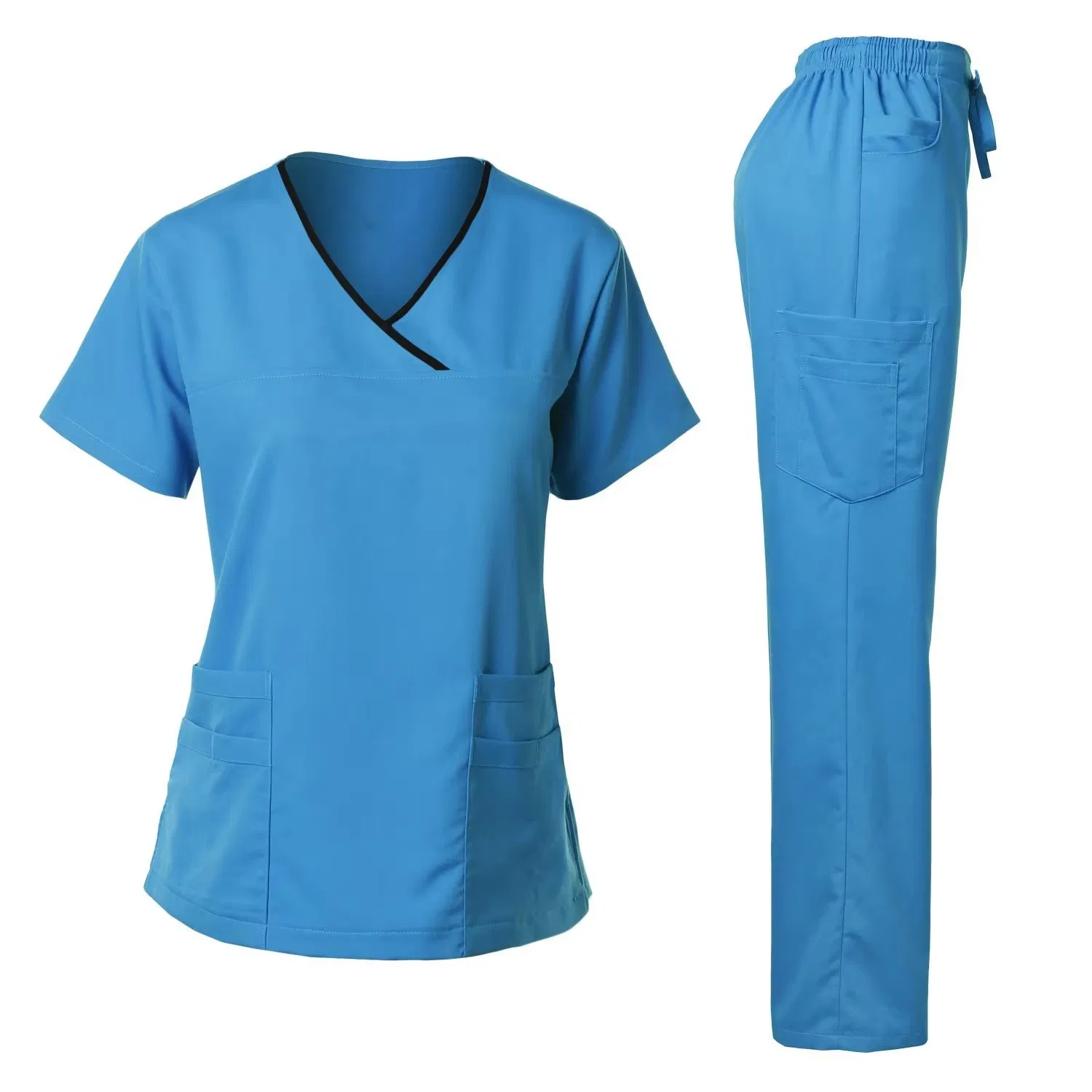 Scrubs de bloques de color, ropa de trabajo