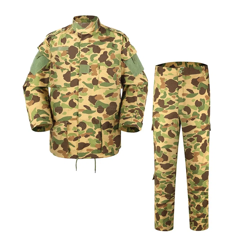 Uniforme Táctico de Combate de Alto Rendimiento en Diseño de Camuflaje Desértico