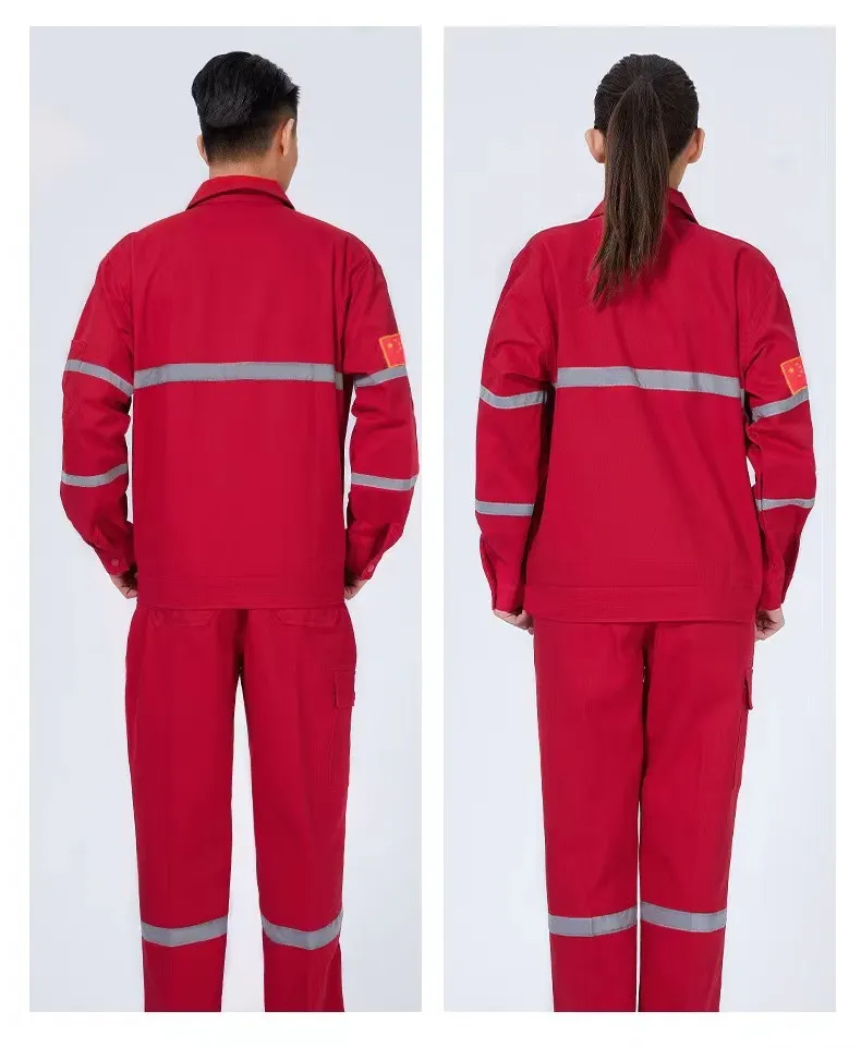 Juego de ropa de trabajo detalles reflectantes 3